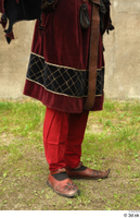  Photos Medieval Counselor in cloth uniform 1 Medieval Clothing Red trousers Royal counselor lower body 0006.jpg